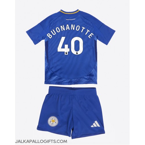 Leicester City Facundo Buonanotte #40 Koti Peliasu Lasten 2024-25 Lyhythihainen (+ Lyhyet housut)